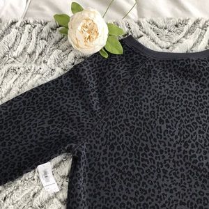 old navy leopard sweatshirt